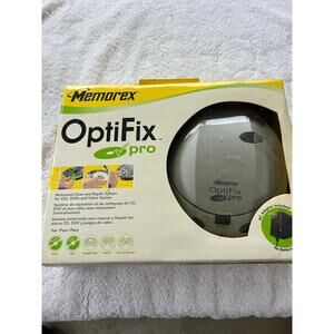 Memorex OptiFix Pro Game CD DVD Repair Tool Clean/Repair Kit Solution & Pads